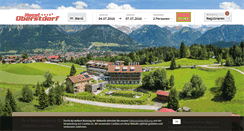 Desktop Screenshot of hotel-oberstdorf.de