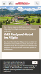 Mobile Screenshot of hotel-oberstdorf.de